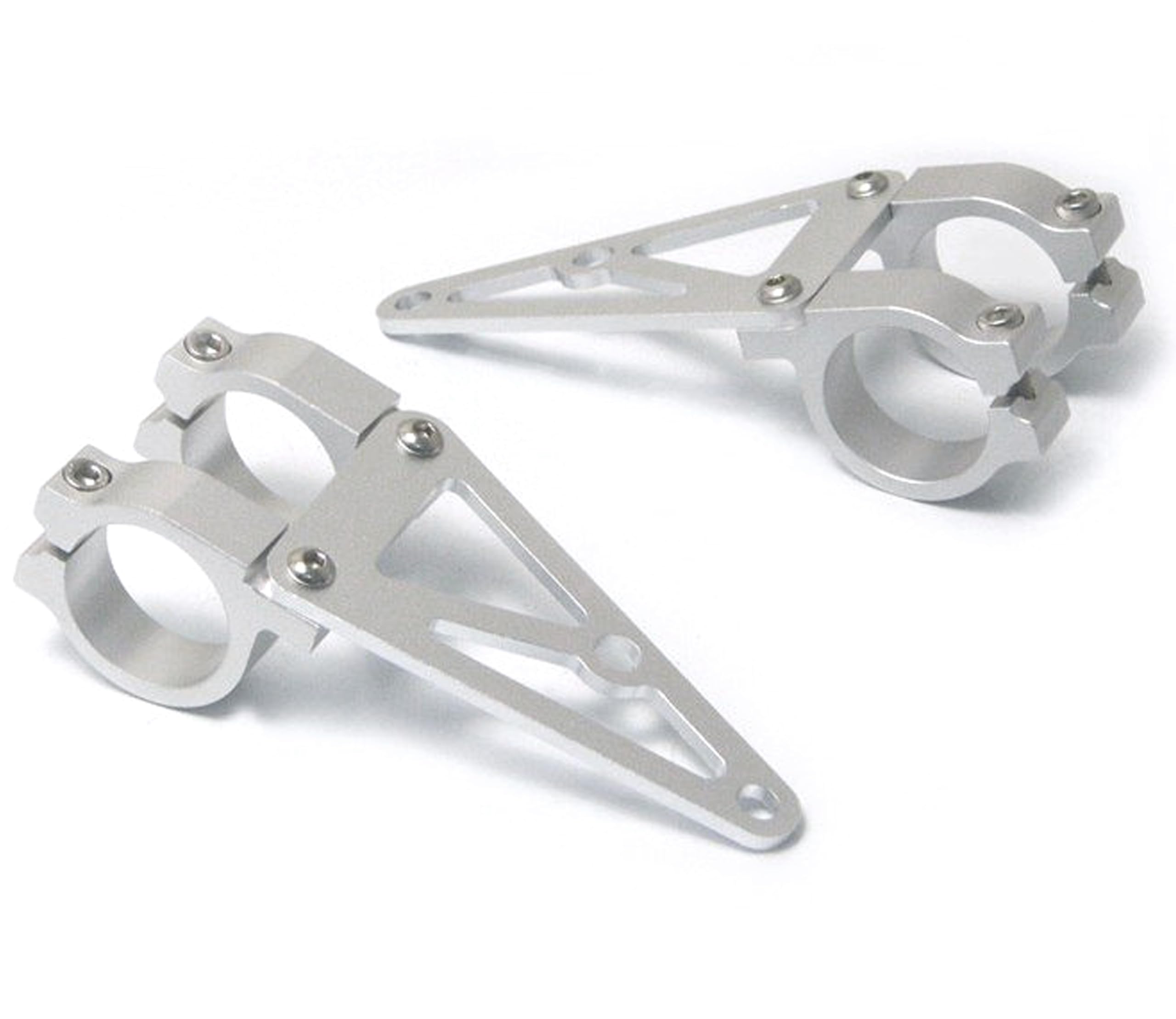 SUPPORTO FARI MOTO CNC spot luce forcella tubo accessori supporto set