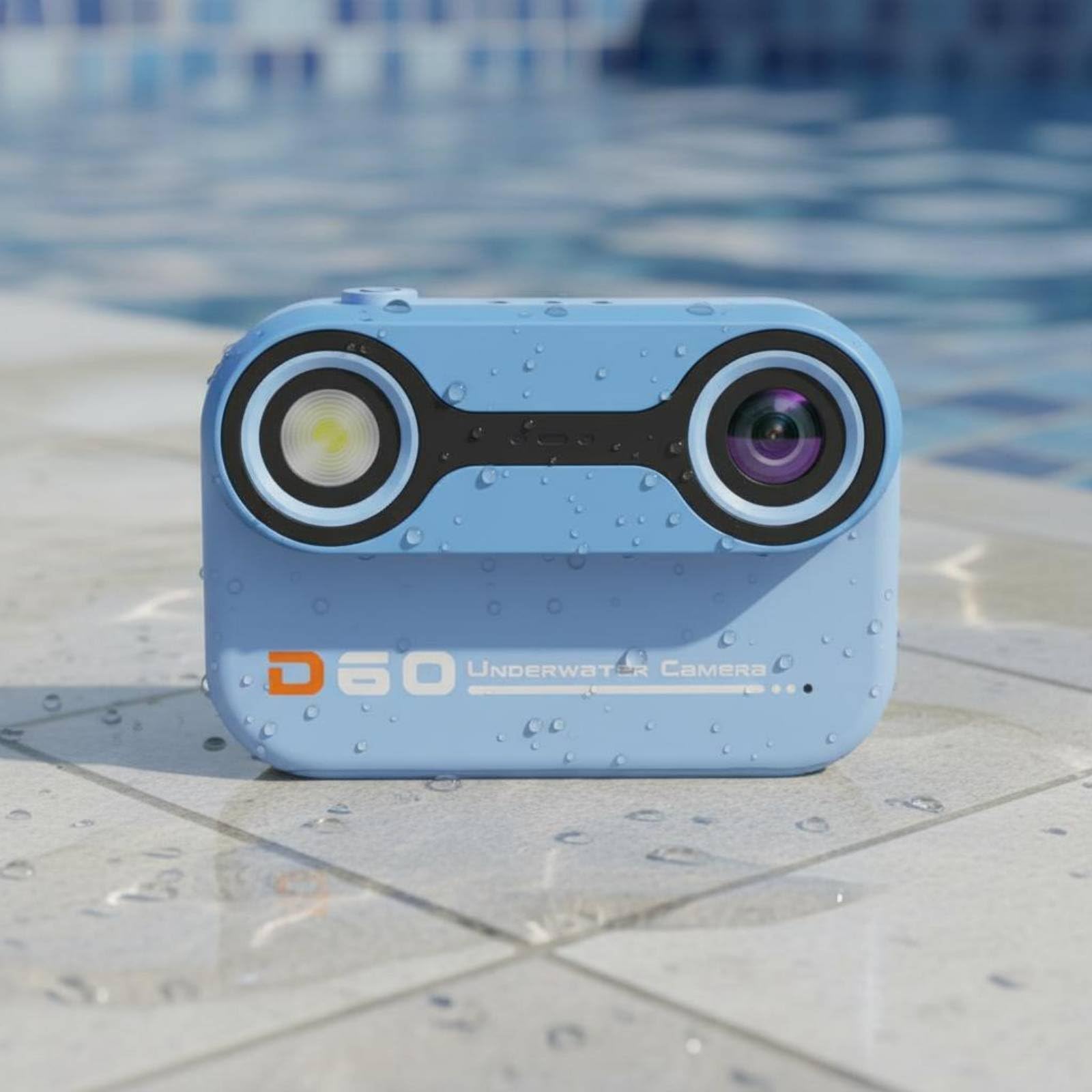 Milageto Appareil Photo Numérique Étanche Enfant Caméra Vidéo Jouet Appareil Compact Mini Appareil Photo Structure Étanche 3 M Solide 26 MP avec Vidéo 2K Écran, Rose