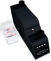 Vista 1 de Consola del centro de bloqueo de Rampage, Estándar, Denim Black