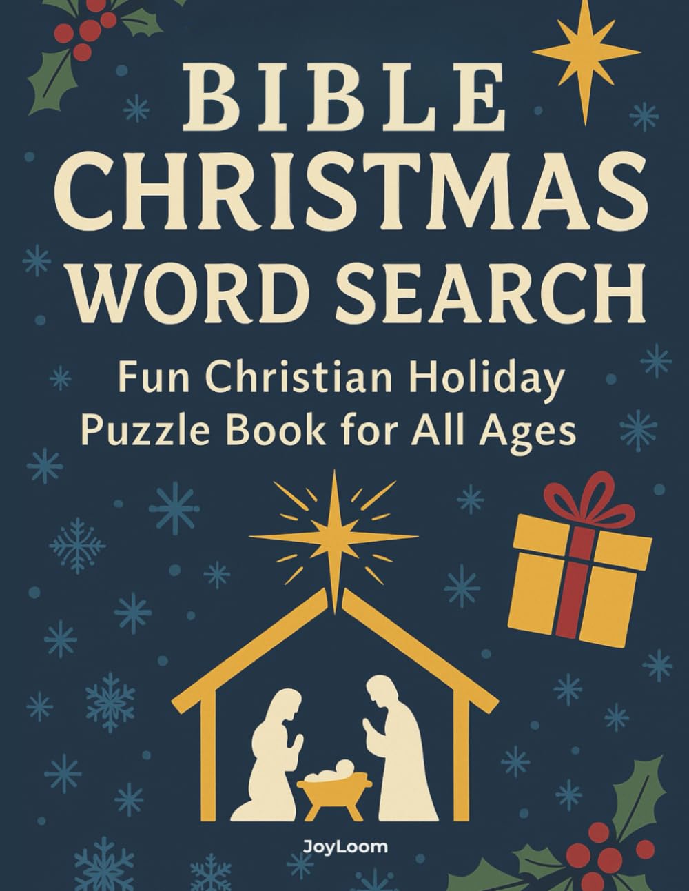 BIBLE CHRISTMAS WORD SEARCH: Fun Christian Holiday Puzzle Book for All Ages (Puzzle Quest Collection)