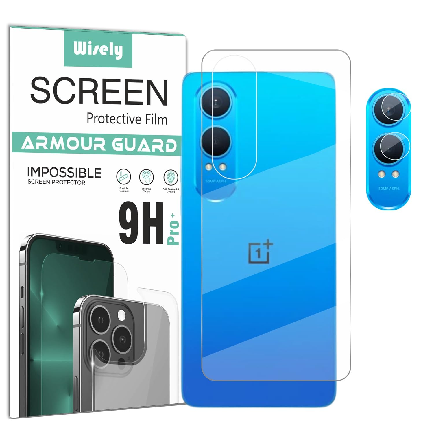 Wisely 2in1 Camera Lens Nano Glass + Anti Scratch TPU Back Guard Screen Protector for OnePlus Nord CE 4 Lite 5G - |Back + Camera Guard| (B0D8WM5ZQ1) Amazon Price History, Amazon Price Tracker