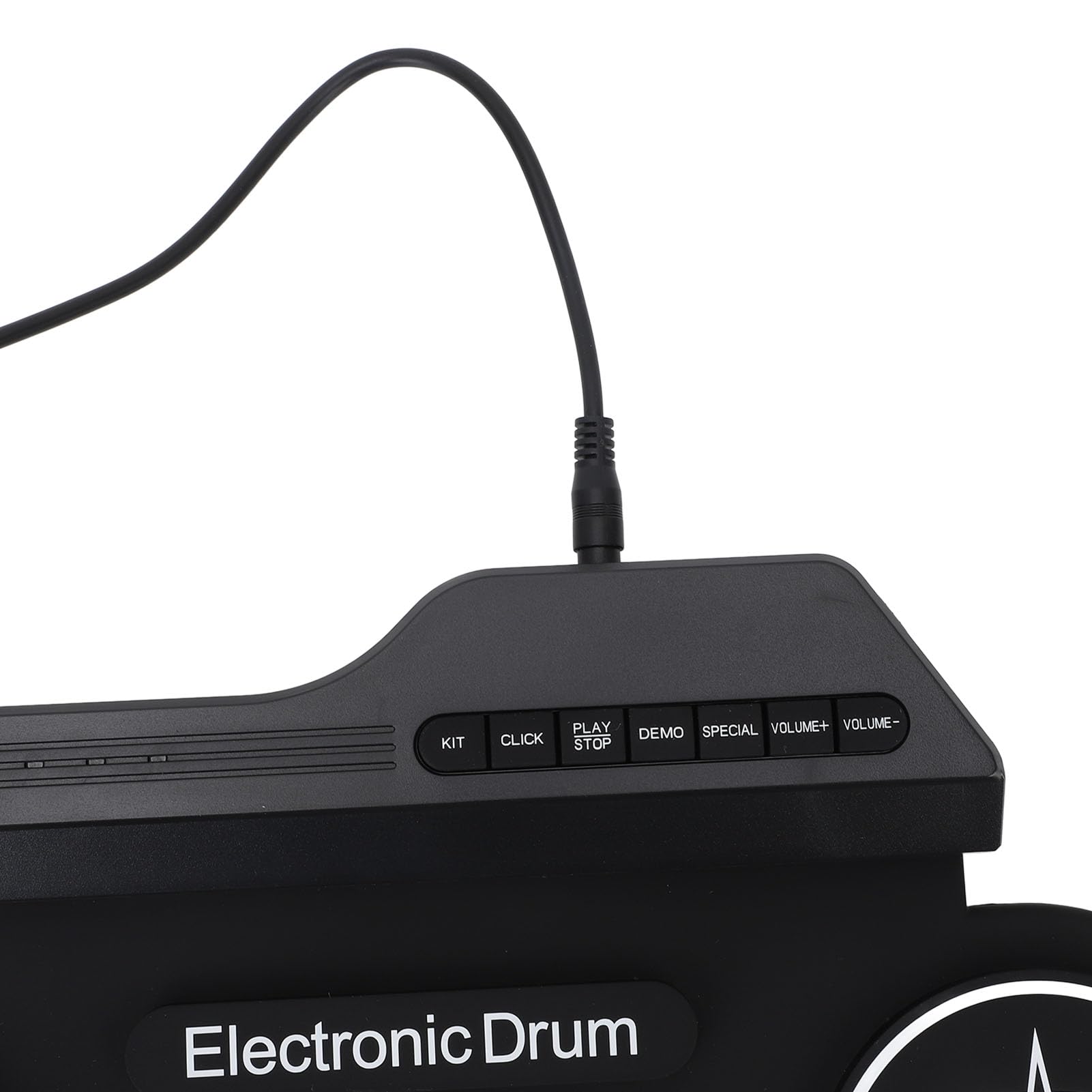 Tambor Electrónico Portátil, Almohadilla de Tambor Silicona Plegable USB con Pedal Pie y Metrónomo para Principiantes, Home Studio, Escuela, Gimnasio, Conveniente para Uso Diario, Interactivo