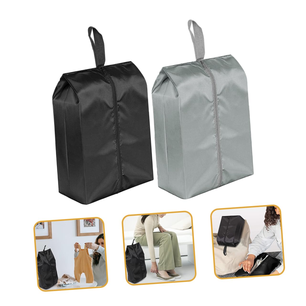 LIFKOME 6stücke Reise Schuhbeutel wasserdichte Oxford Schuhtaschen Mit Reißverschluss Für Sauberen Und Organisierten Transport Von Schuhen Und Wäsche
