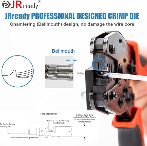 Miniatura 5 de JRready Deutsch Kits de conectores ST6303: 2 3 4 6 8 12 Pin DT Kit de conector IP67 impermeable con crimpadora Deutsch ACT-LY-16DT, contactos