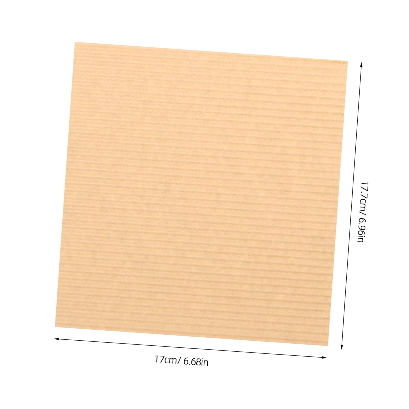 Ciieeo 100pcs Corrugated Pizza Paper Pads Oil-resistant Liners Baking Mats Pizza Box Liners Food Wrapping Paper Versatile Kitchen Tools