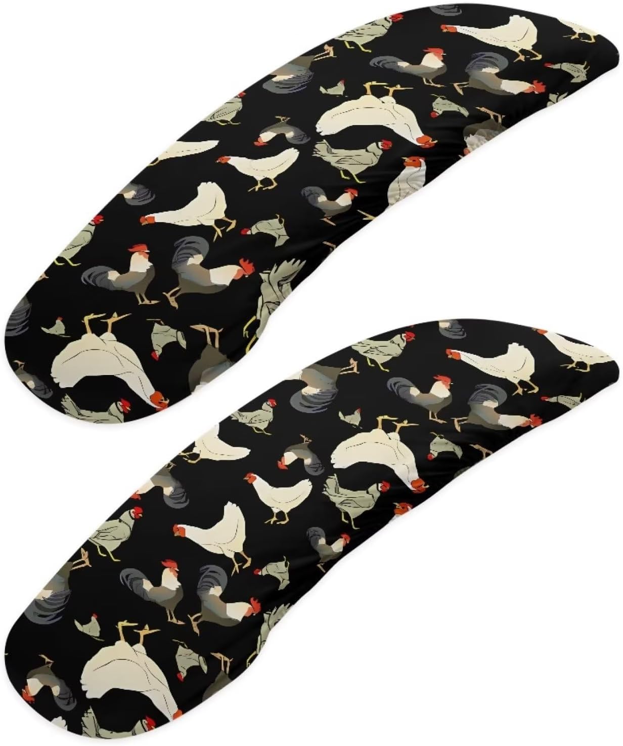 Eheartsgir Chicken Rooster 1 Pair Chair Arm Pad Covers