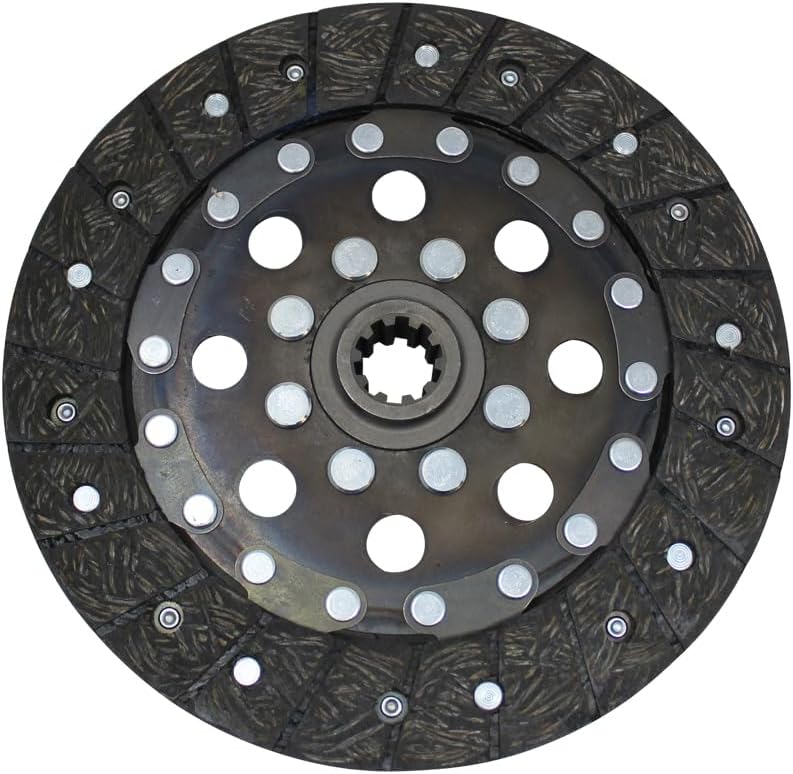 F400261 8-1/2" Transmission Disc, Woven, w/ 15/16" 10 Spline Hub - Fits Ford