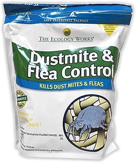 The Ecology Works - Dust Mite and Flea Control Powder (2lb) - Eliminate Dust ...