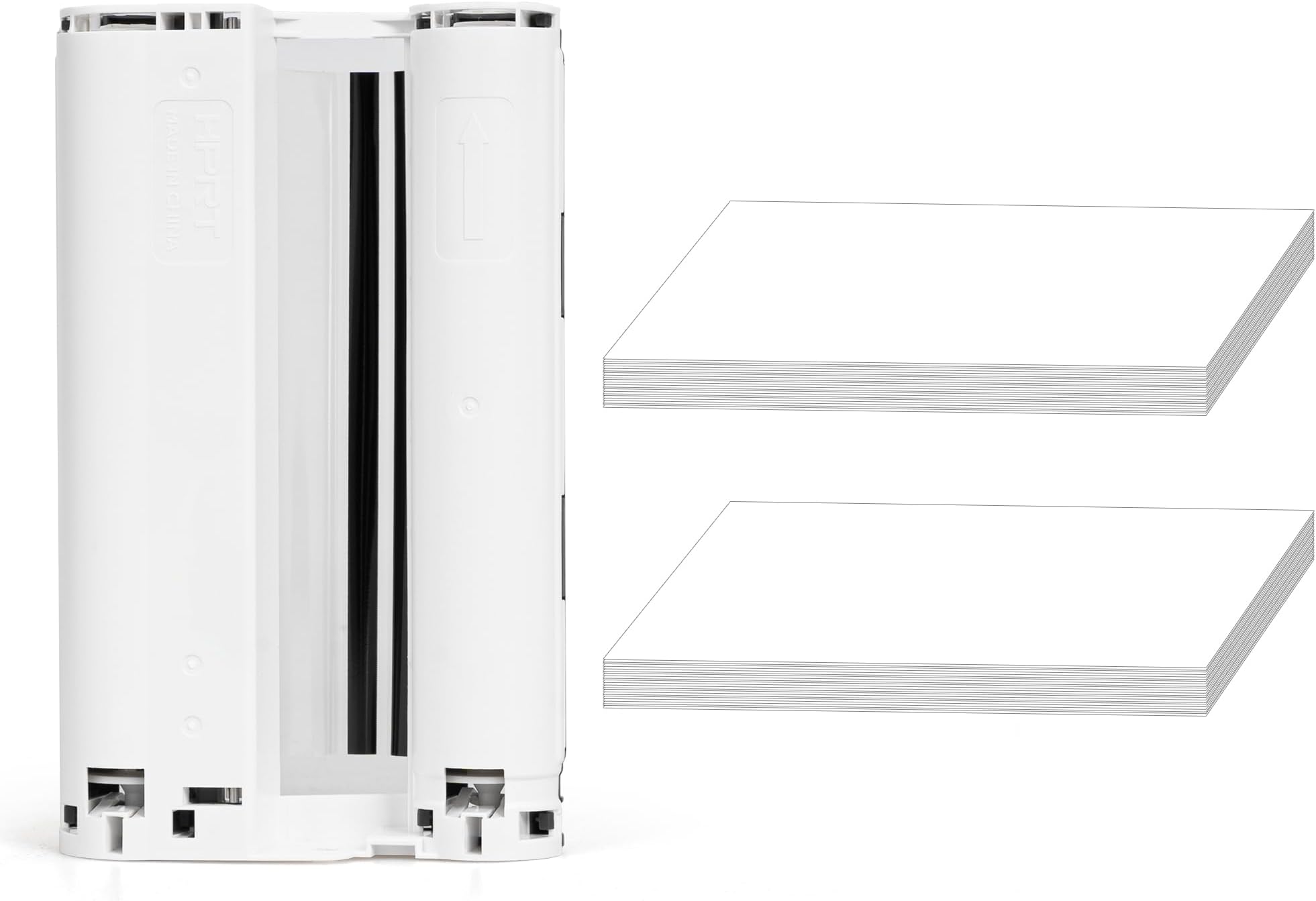 HPRT Photo Paper,54 Pieces with 1 Cartridge, Suitable for CP41000/CP4000L Photo