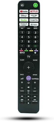 Control remoto universal compatible con Sony Smart TV, repuesto para todos los televisores inteligentes Sony Bravia 4K 8K UHD HD LED OLED LCD, con