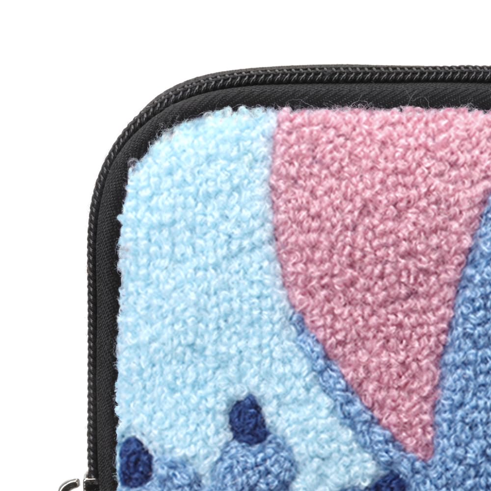 Premium Style 携帯ゲーム用ディズニーキャラクター サガラ刺繍 ポーチ SWITCH2対応 (スティッチ)