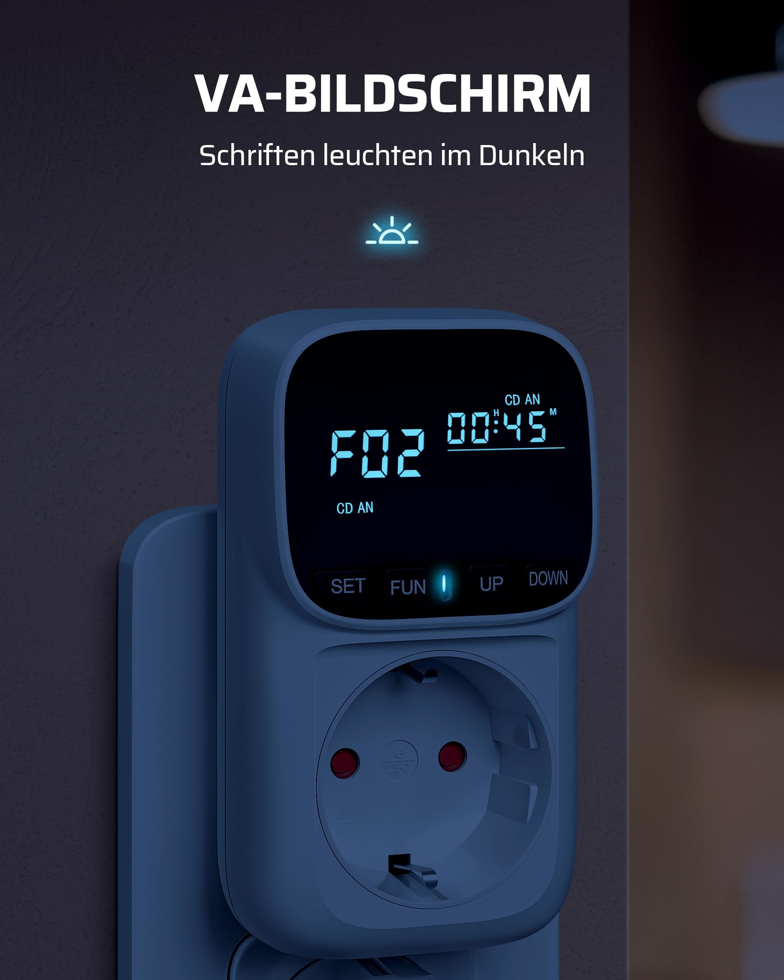 diymore Temperatuurregelaar stopcontact 230 V met sensor, digitale thermostaat, stopcontact, temperatuurschakelaar met timer, voor broeikas, aquarium, koelkast, verwarming, koeling
