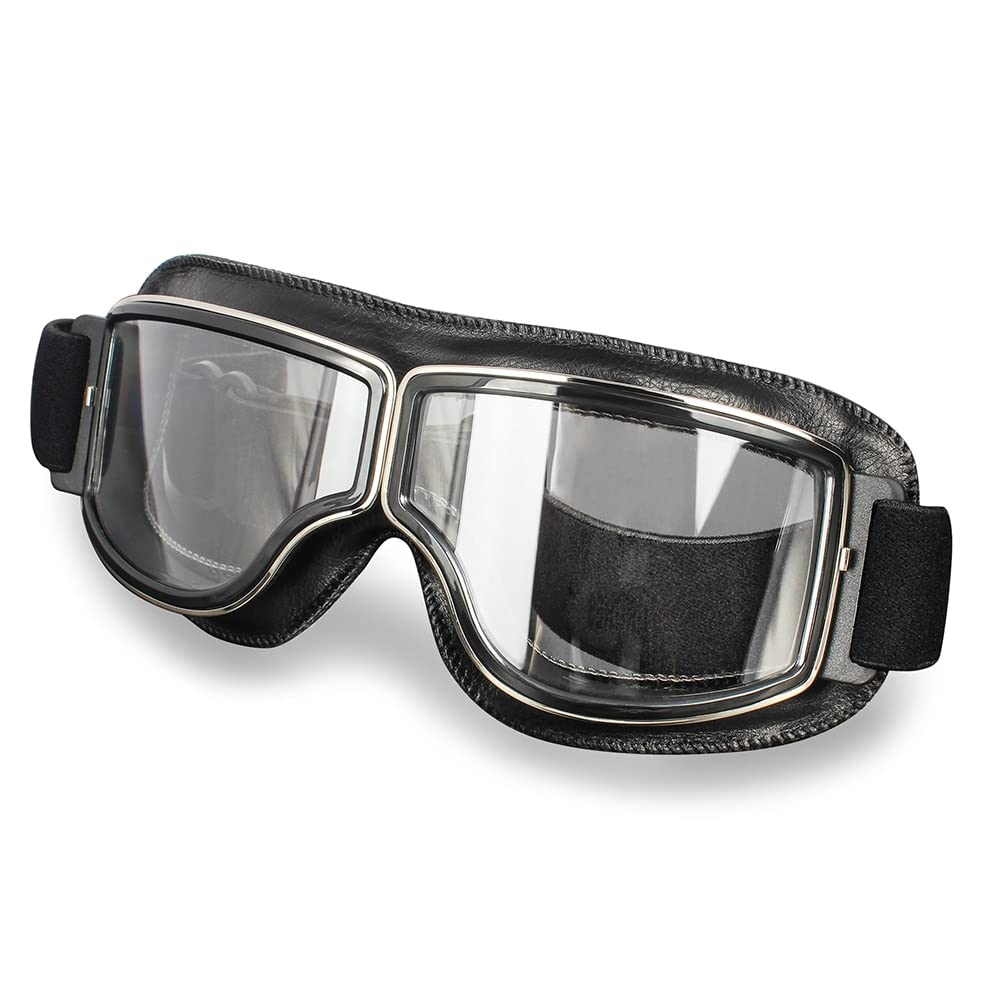 Antivento Moto Occhiali In Pelle Occhiali Protettivi Antiriflesso Motocross Cross-country