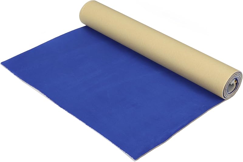 Tecido para Forro de Teto Automotivo Hihaha com Espuma de 3 mm e Base Autoadesiva Azul – 200 x 145 cm