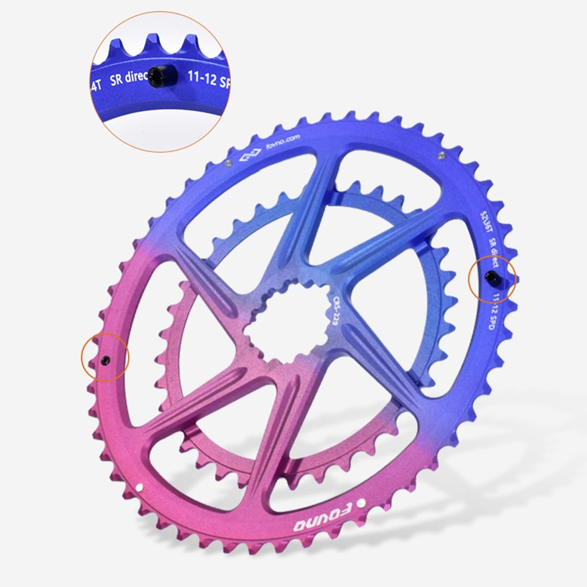 Zintegrowany korby GXP do roweru szosowego, 170 mm, podwójna taca 48-32 zęby, 50-34 zęby, 52-36 zębów, stop CNC
