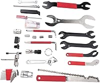 Vista 1 de 45 Piece Multi Functional Bike Repair Tool Kit with Storage Case - Essential Maintenance Tools for Road and Mountain Bikers