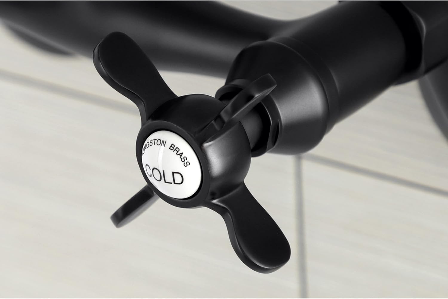 Kingston Brass KS112MB Kingston Bar Faucet, Matte Black 9 x 7.88 x 6.5