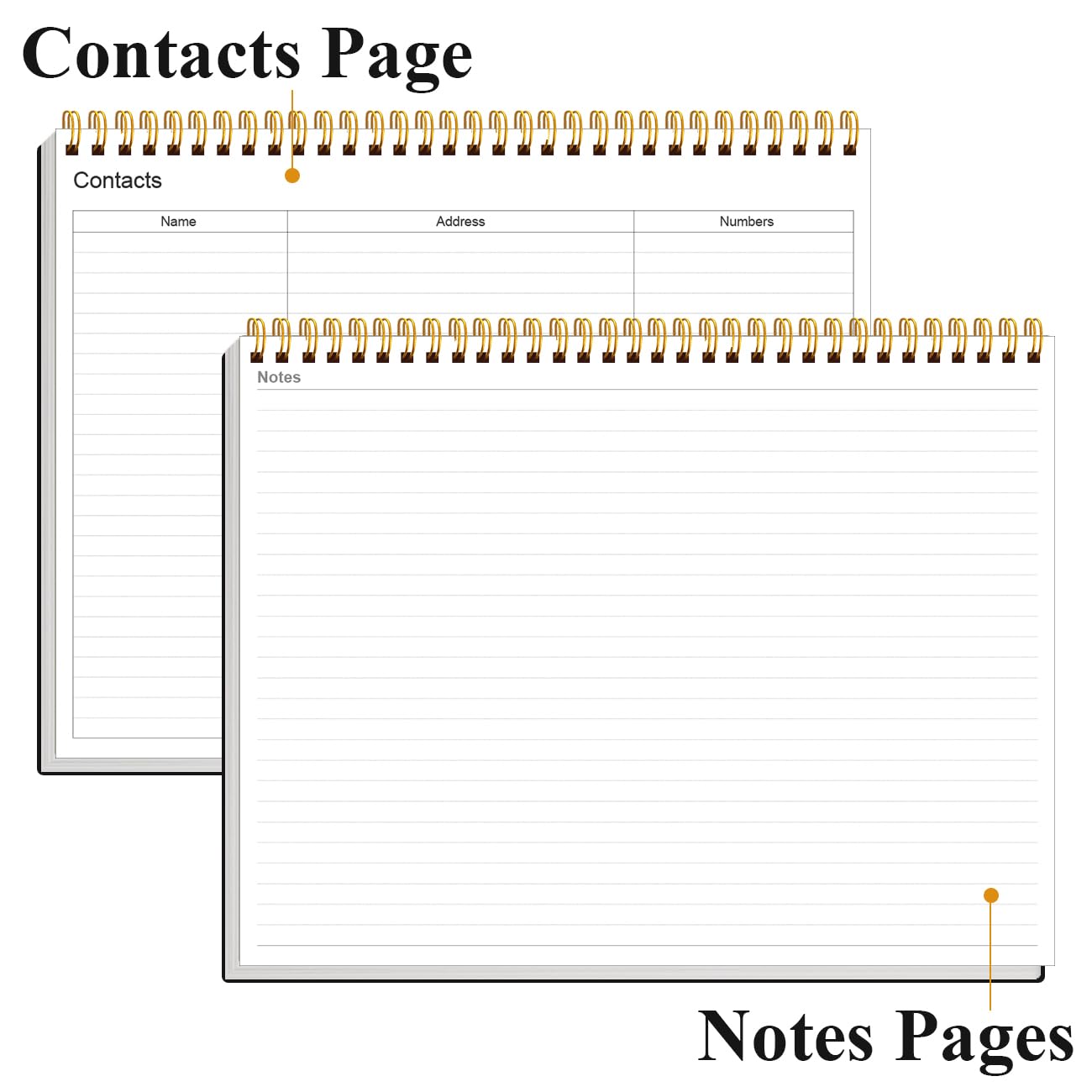 Planner settimanale per la produttività, da 21,6 x 27,9 cm, con 6 aree di messa a fuoco per elencare attività per obiettivi, progetti, clienti, accademici o pasti, organizzare il tuo lavoro quotidiano