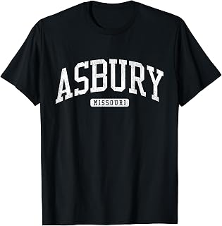 Asbury Missouri MO JS03 College University Style T-Shirt