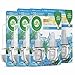 Air Wick Scented Oil Warmer Refills, 0.67 Oz, Fresh Waters, 2 Refills Per Pack, Carton Of 6 Packs