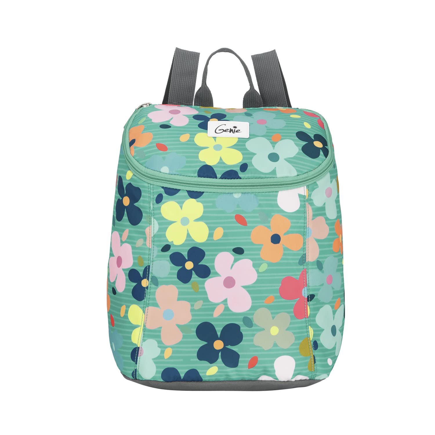 genie Flower Power Small bag- 14 inch, Stylish and Trendy College backpacks for girls, Water Resistant and Lightweight Mini Bags for Travelling Purpose. 13.5 litres-picture-20