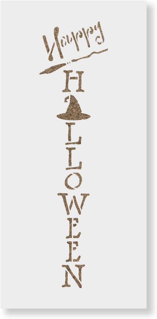 Halloween Porch Sign Stencil - Halloween Stencils, Spooky Stencils, Art Stencils, Spooky Decor: Perfect for Halloween Crafts