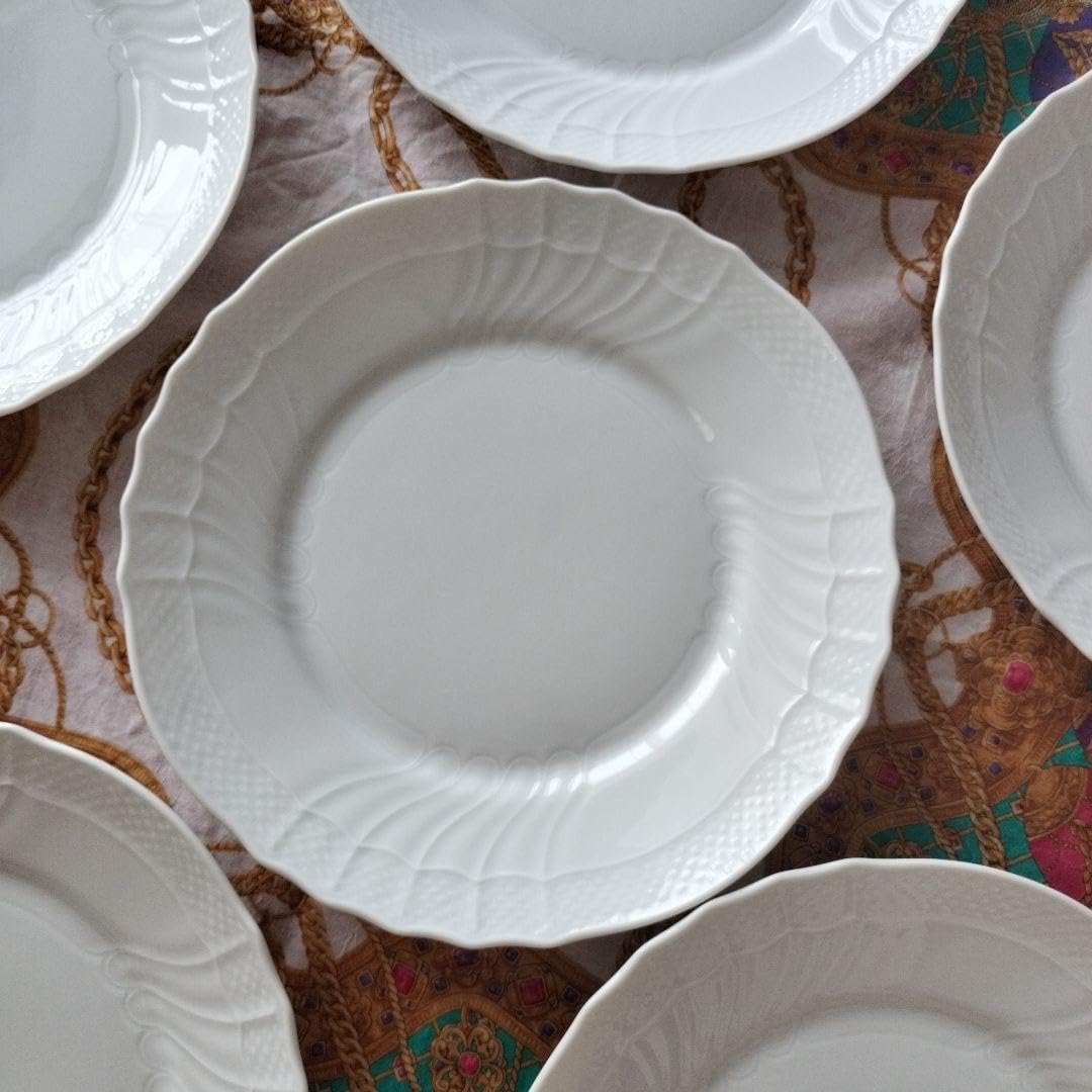 リチャードジノリ ベッキオホワイト ディッシュラウンドS 6枚セット リチャードジノリ ベッキオホワイト ディッシュラウンドS、6枚