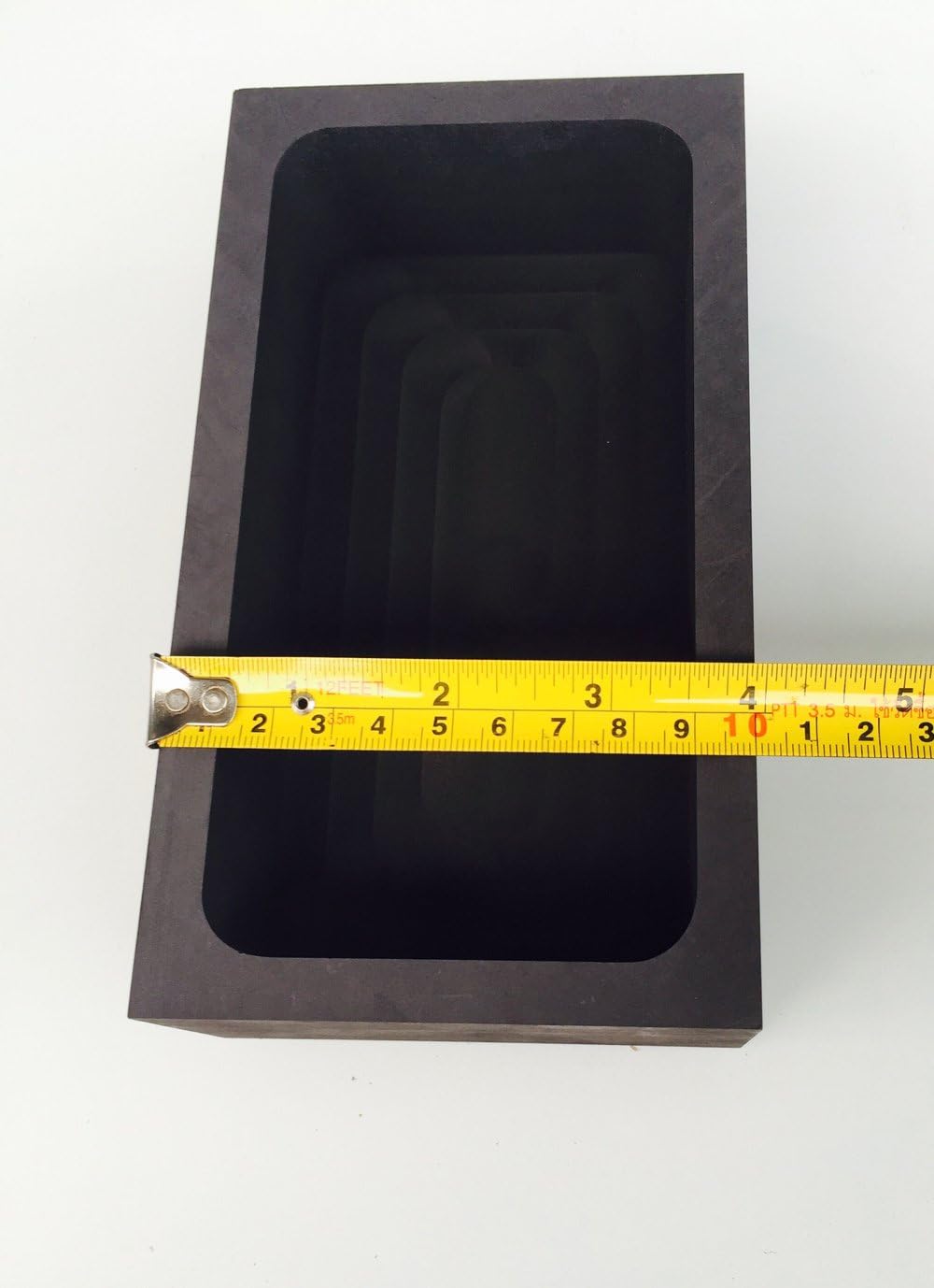 OTOOLWORLD Gold Silver Graphite Ingot Mold Mould Crucible for Melting Casting Refining (9.5kg)