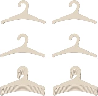 20 Packs Wooden Baby Hangers for Clothes, 9 Inch Wood Newborn Baby Girl Boy Hangers for Nursery Cute Kids Toddlers Children Infant Hanger for Baby Shower Crate Closet Clothing Storage