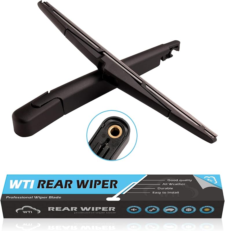 Kit de braço e palheta do limpador traseiro WTI para Kia Sorento 2015–2020 – 1 conjunto
