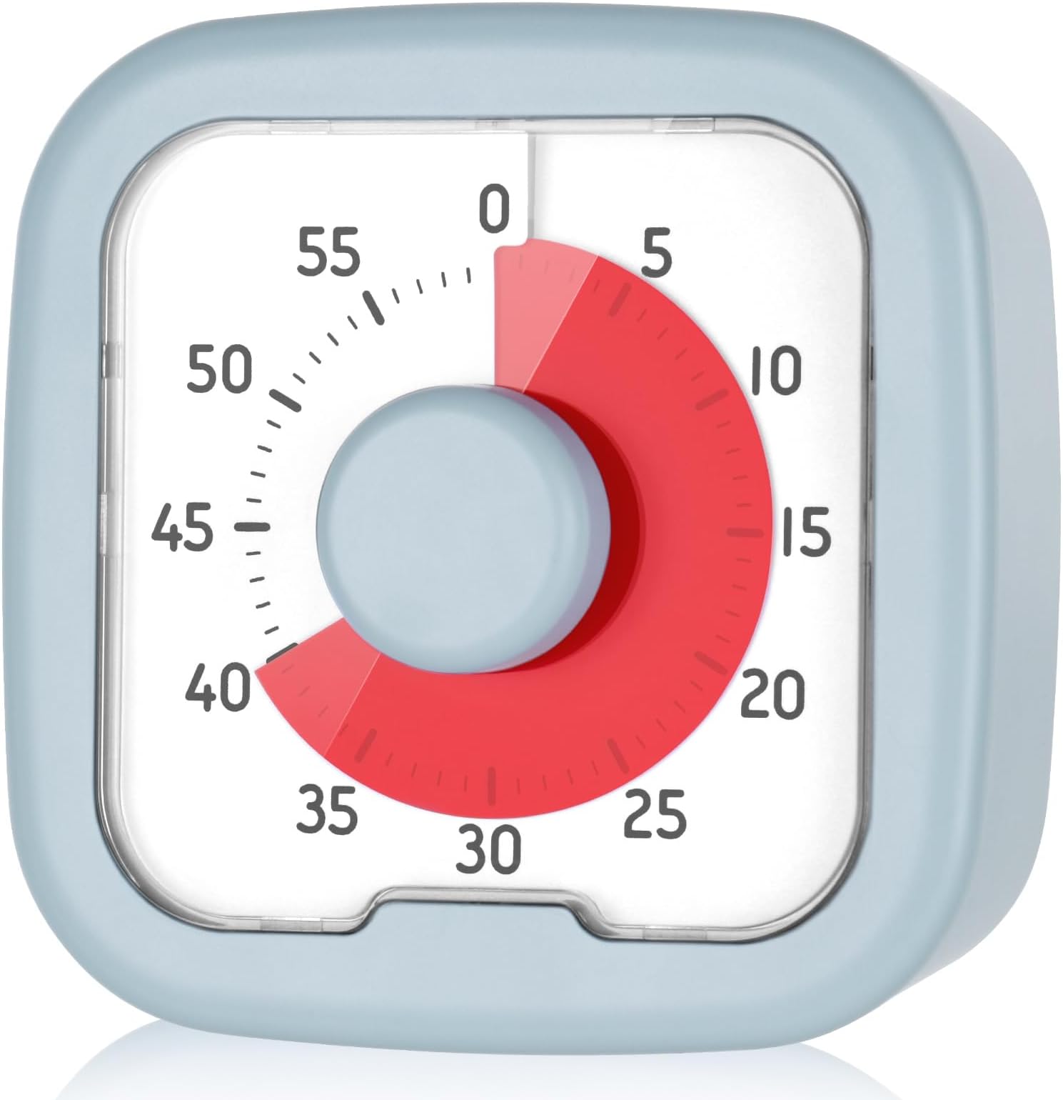 60 Minute Visual Timer,Pomodoro Visual Countdown Timer for Kids and Adults,Silent Countdown Time Management Tool for Classroom Home Office-Blue