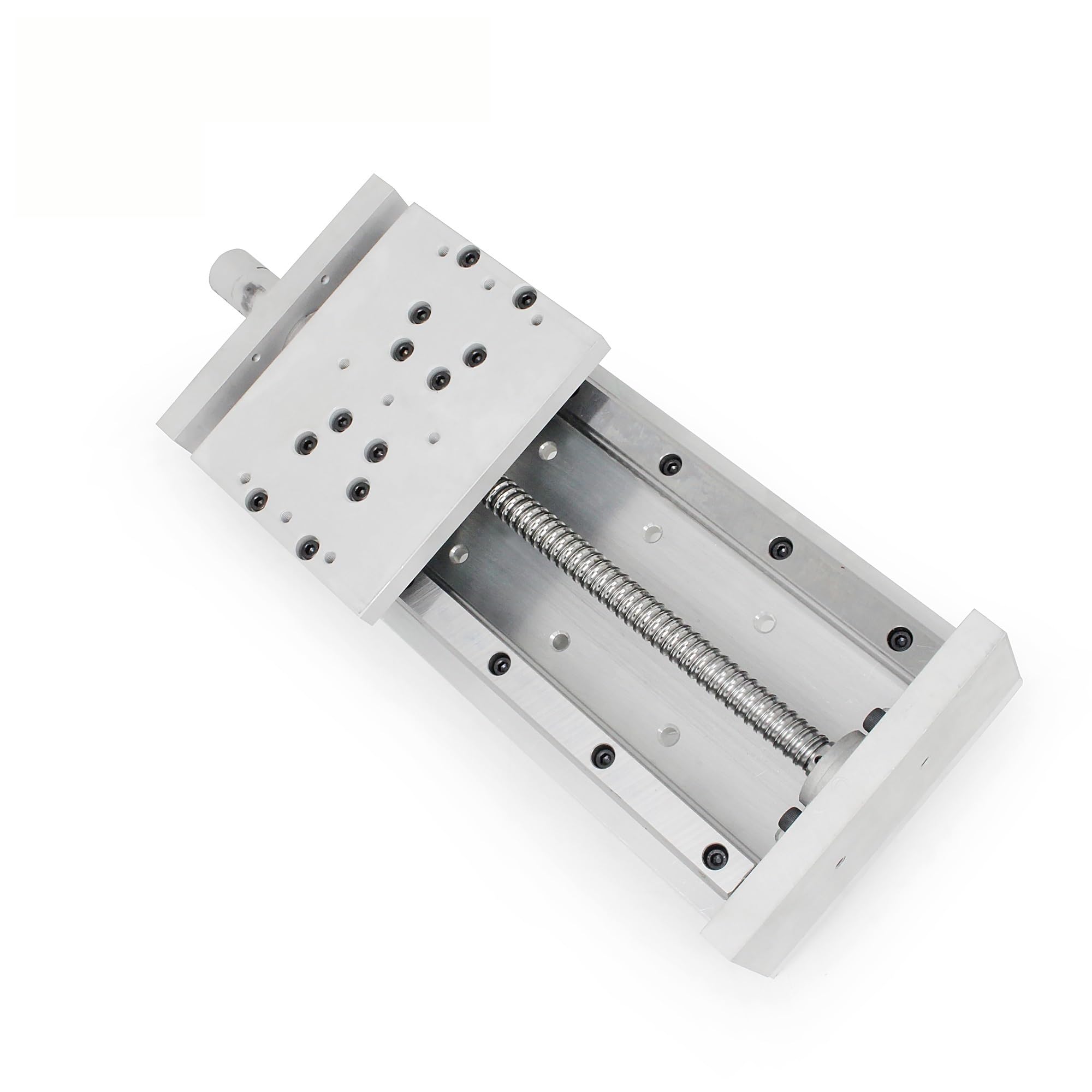 IGNVXMGKP 100-600mm Linear Stage Motion Actuator 3 Axis Cross Sliding Table Double Linear Slide Rail Guide Ballscrew(150-500mm)