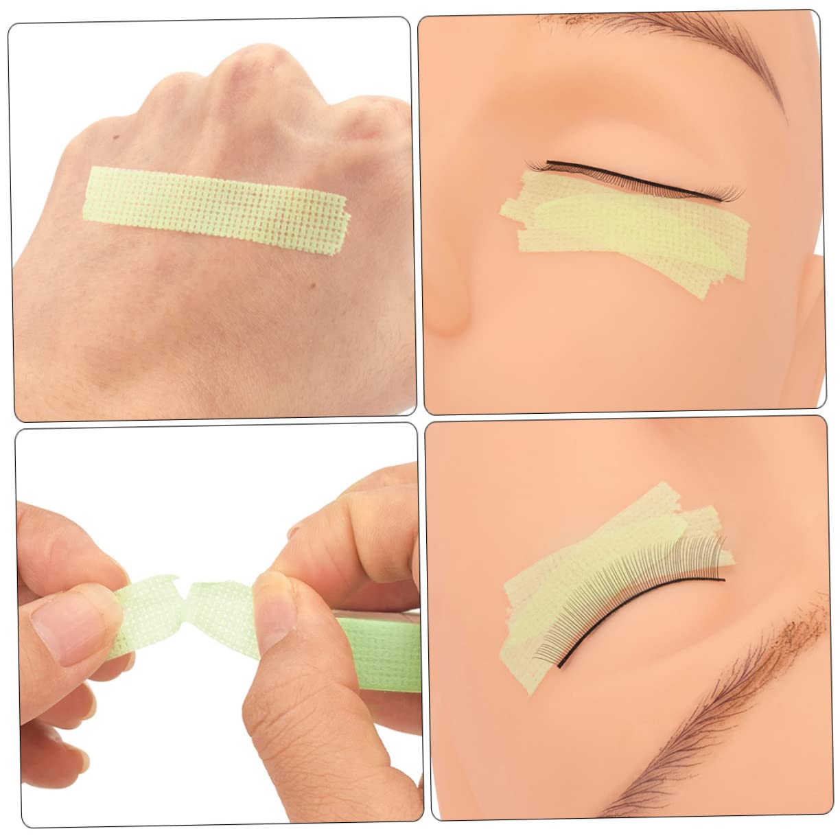 HAPINARY Eyelash Extension Tape Set 10 Rolls 9m/roll Non-woven Fabric Lash Tape Lash Accessories for Diy