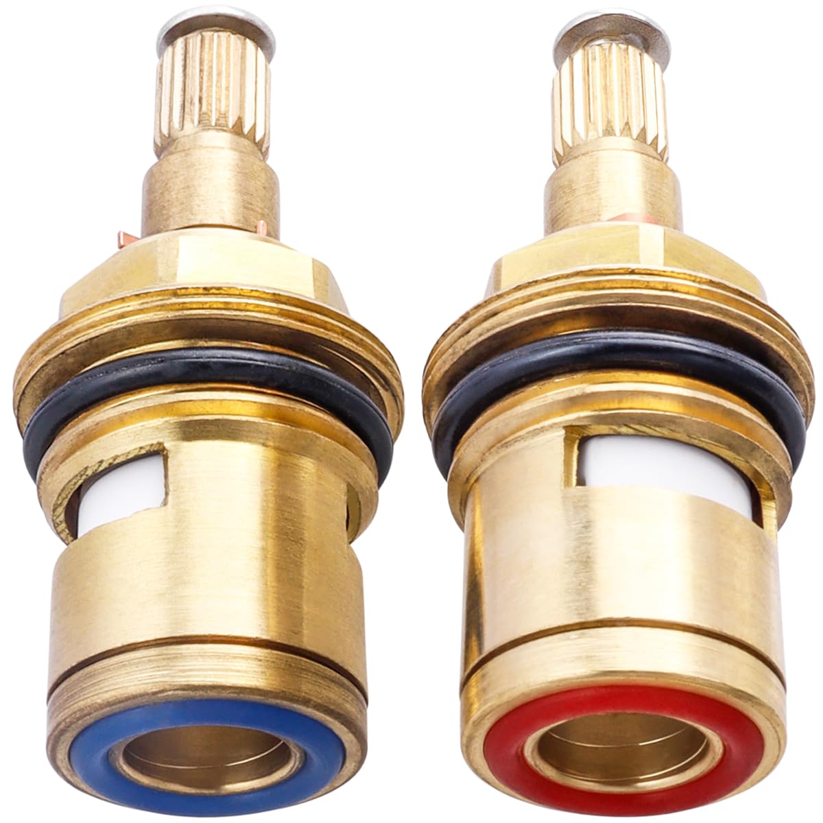 Cartouche robinet laiton 20 dents pour réparer un mitigeur qui fuit