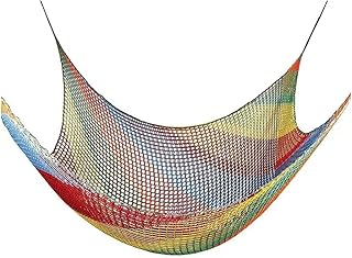 Tree House net Playground Climbing Net Heavy Duty Cargo Net Double Layered Outdoor Play Accessories Climbing Cargo Net Double Layers net Bridge (Size : 3X3m)