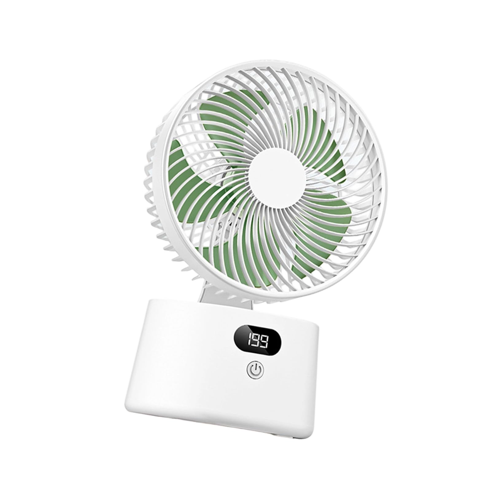 Oxxggkao Electric Table Fan with 2000mAh Battery Quiet Operations Laptop Cooling Fan Suitable for Indoor and Outdoor Use Quiet Desktop