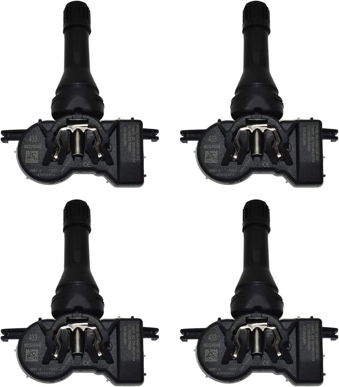 Tire Pressure Sensor 68252493AB 4 pcs Replacement Parts