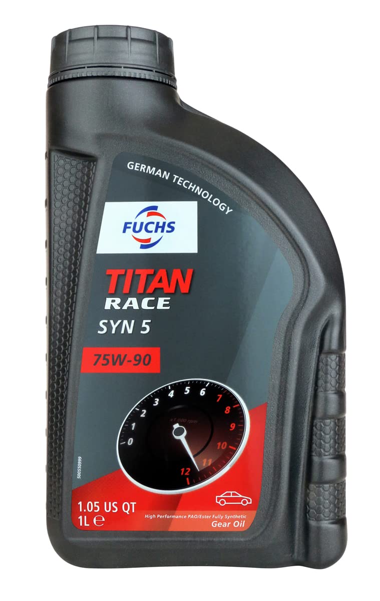 Titan Race SYN 5 75w-90 75w90 Fully Synthetic Gear Oil 1 Litre