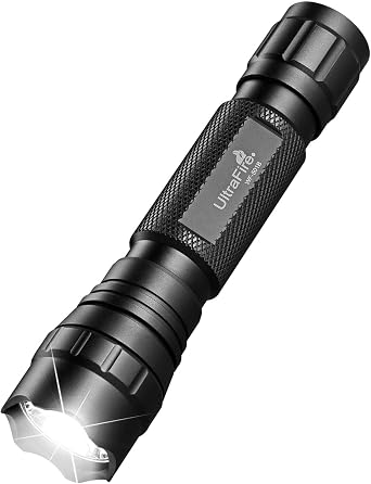 ULTRAFIRE LED Tactical Torch 1000 Lumens Single Mode Bright Small Torch, Waterproof Protable Mini EDC Flashlight for Walking Camping Hiking Oudoor, WF-501B