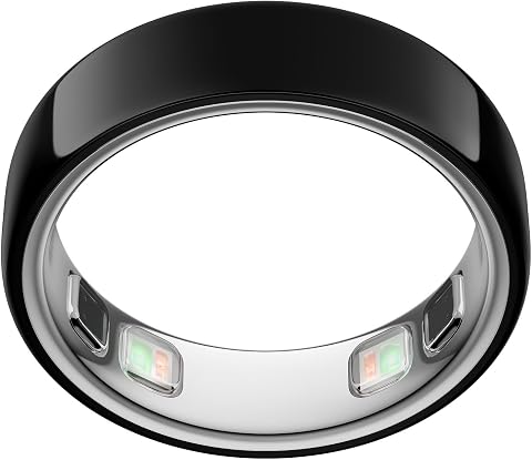 Oura Ring 5 Smart Ring - Black - Size 6 - Fitness & Sleep Tracker
