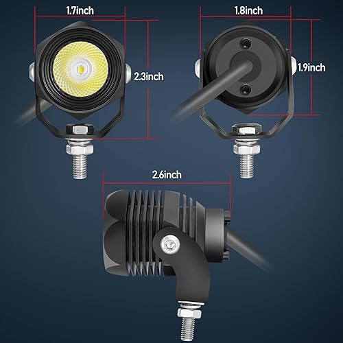 Miniatura 2 de Luces LED para cápsulas, 2 unidades, 20 W, pequeñas luces de conducción todoterreno, luces de zanja, barra de luz LED de trabajo, cubo LED, luz de