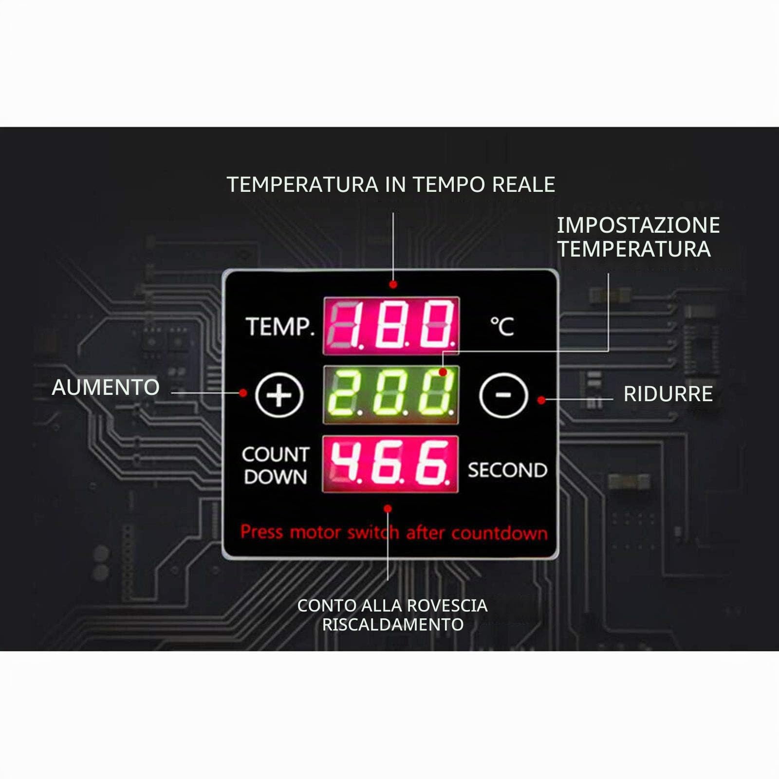 Estrattore di olio di colza automatico in acciaio inox per arachidi, soia, colza, noci, sesamo, mandorle, temperatura regolabile, 1500 W