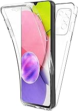 Funda Doble 360 Compatible para Samsung Galaxy A03S Carcasa Silicona Transparente Cubre Zona Delantera y Trasera