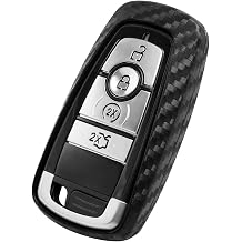 Key Fob Cover Case Compatible with Ford Bronco Edge Escape Explorer Compatible with F-150 F-150 Lightning Compatible with F150 Raptor F-250 Fiesta ST Universal Button Keyless Entry Remote