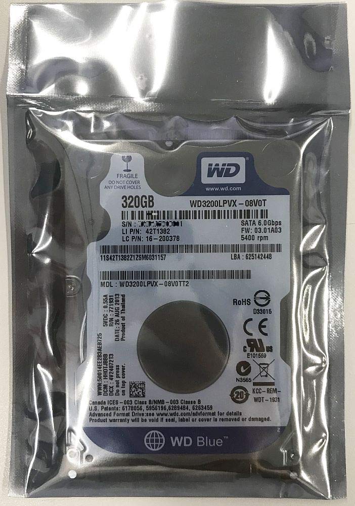 Amazon | Western Digital ウェスタンデジタル 2.5inch HDD 320GB SATA