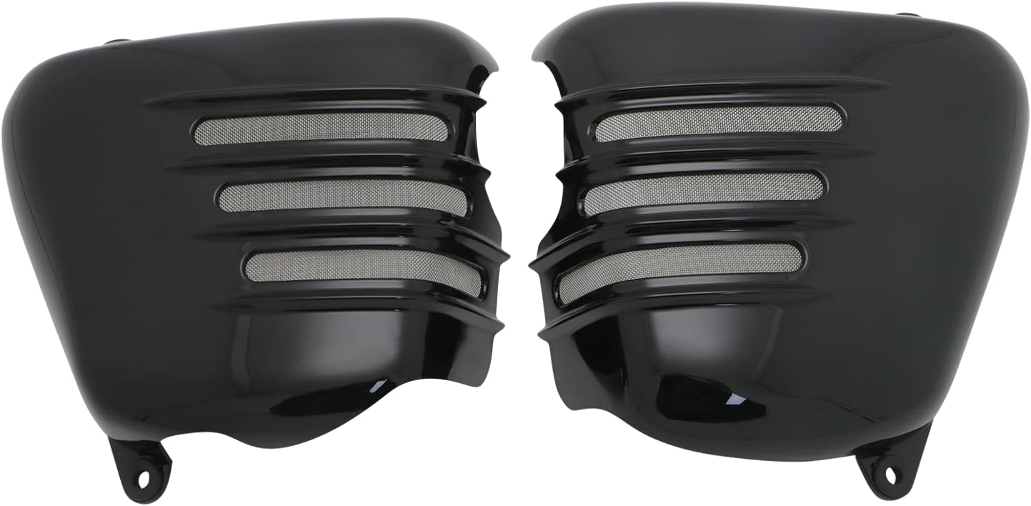 Motorcycle Left & Right Battery Fairing Covers Side Panel Oil Tank Cover For Triumph Bonneville T100 Se Ace Thruxton 900 Scrambler 2001-2015(Glossy Black)