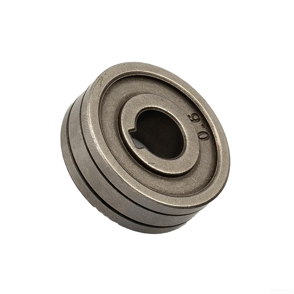 V Groove Wire Feed Drive Roller for MIG Welder 0.6/0.8 mm and 0.8/1.0 mm Steel Replacement Parts Compatible with for Clarke SIP MIG100/130/160/180/200(0.6-0.8)