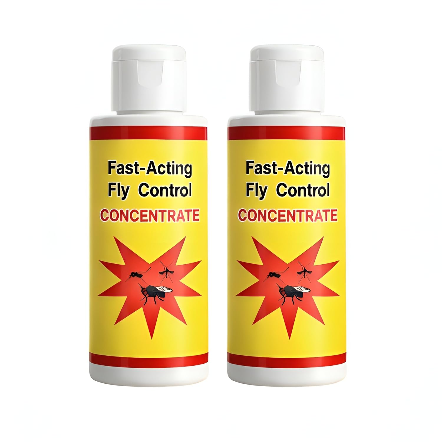 Fast-Acting Fly Control Concentrate | (Pack of 2, Each 100ml) Powerful Dilutable Formula, Indoor & Outdoor Use, Insect-Free Living, For Homes, Hotels, Farms, Food Areas, Non-Hazardous Fly Solution-image-27