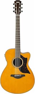 A-Series AC1M Acoustic-Electric Guitar, Vintage Natural