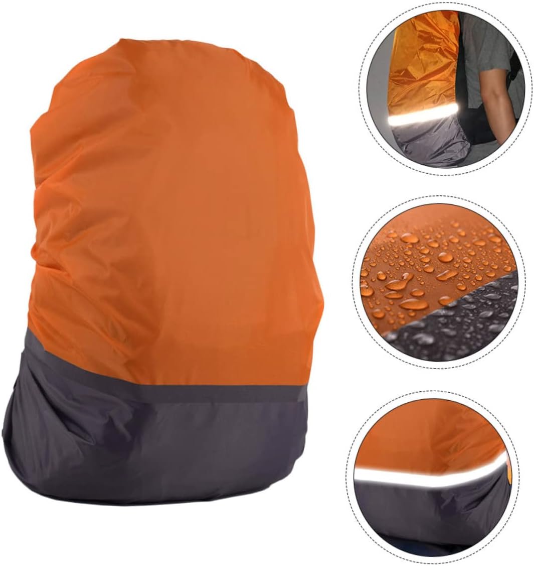 balacoo Outdoor Camping Back Rain Cover Reflective Night Safety Cover Protector for Bags Lightweight and Compact